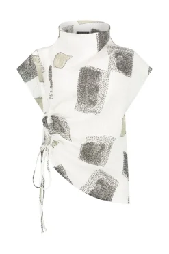 Online Elsewhere Fashion Beltra Top-Off-White