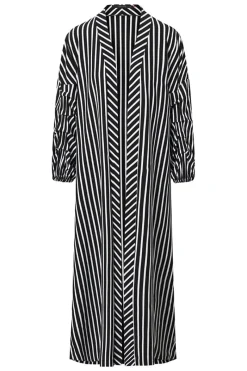 Hot Elsewhere Fashion Bizana Cardigan-Black-Offwhite