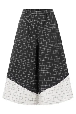 Fashion Elsewhere Fashion Brotas Trousers Reversible-Black-Offwhite