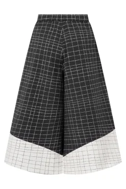 Fashion Elsewhere Fashion Brotas Trousers Reversible-Black-Offwhite