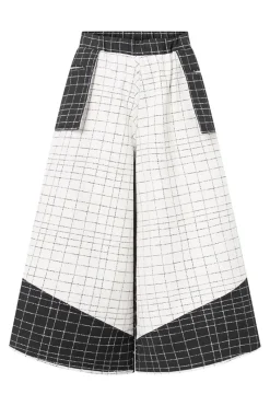 Fashion Elsewhere Fashion Brotas Trousers Reversible-Black-Offwhite