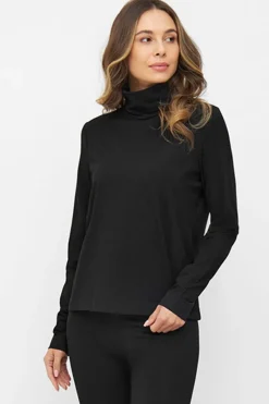 Sale Elsewhere Fashion Claudia Turtleneck-Black