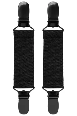 Clearance Elsewhere Fashion Elastic Clips-Black