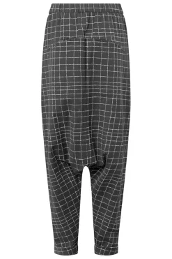 Cheap Elsewhere Fashion Eldorado Trousers-Black-Offwhite