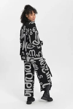 Hot Elsewhere Fashion Granja Trousers-Black