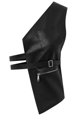 Clearance Elsewhere Fashion Indwe Leather Accessory-Black