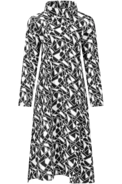 Outlet Elsewhere Fashion Kingston Tunic-Black-Offwhite