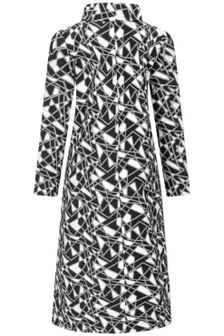 Outlet Elsewhere Fashion Kingston Tunic-Black-Offwhite