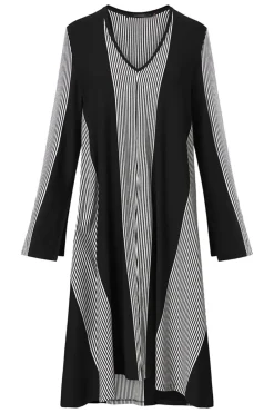 Shop Elsewhere Fashion Lindley Tunic-Black-Offwhite
