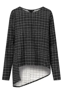 Shop Elsewhere Fashion Marilla Top Reversible-Black-Offwhite
