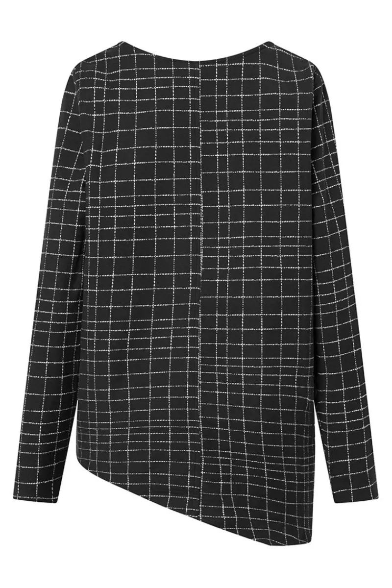 Shop Elsewhere Fashion Marilla Top Reversible-Black-Offwhite