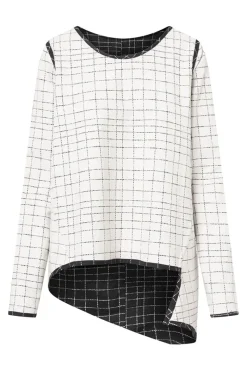 Shop Elsewhere Fashion Marilla Top Reversible-Black-Offwhite