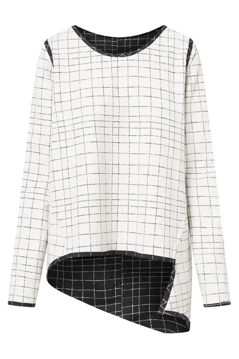 Shop Elsewhere Fashion Marilla Top Reversible-Black-Offwhite