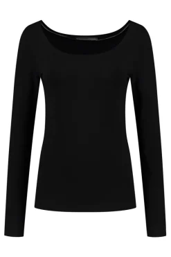 Cheap Elsewhere Fashion Maxima Basic Top-Black