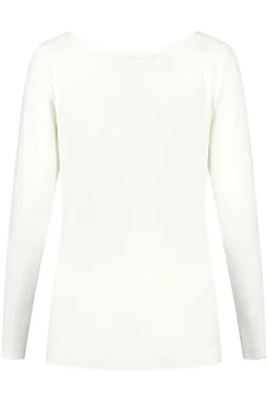 Best Elsewhere Fashion Maxima Basic Top-Offwhite