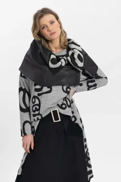 Online Elsewhere Fashion Quebec Scarf-Black
