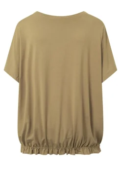 Cheap Elsewhere Fashion Rosetta Top-Golden