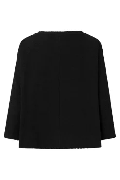 Cheap Elsewhere Fashion Somero Terry Sweater-Black