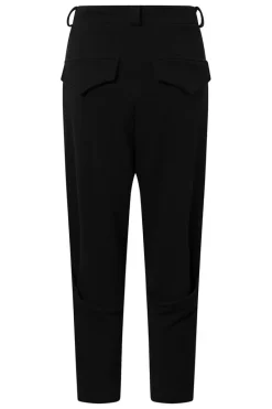 Flash Sale Elsewhere Fashion Vidin Twill Trousers-Black